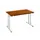 Klaptafel Vrijstaand 120x60 Cm Onderstel Aluminium Kersenhout