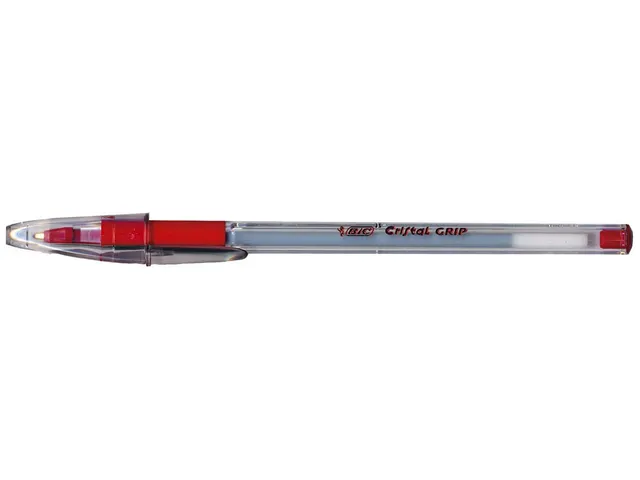 balpen Cristal Grip Medium rood