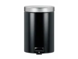 Pedaalemmer Newicon 3 Liter Mat Zwart Rvs