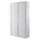 Roldeurkast HxBxD 2040x1100x415mm 4 Oh Romp Wit Front Wit