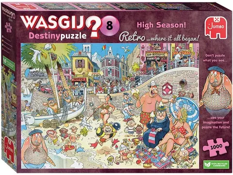 Puzzel Wasgij Retro Destiny 8 Hoogseizoen! 1000 stukjes