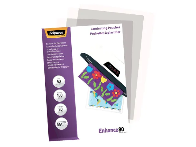 Lamineerhoes Fellowes A3 Mat 80 Micron