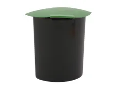 Inzet 6 Liter Met Deksel Zwart Groen