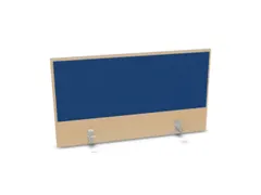 opzetpaneel,v. bureau,aanbouw achter,B 1000mm,NE-esdoorn,BN6016-blauw