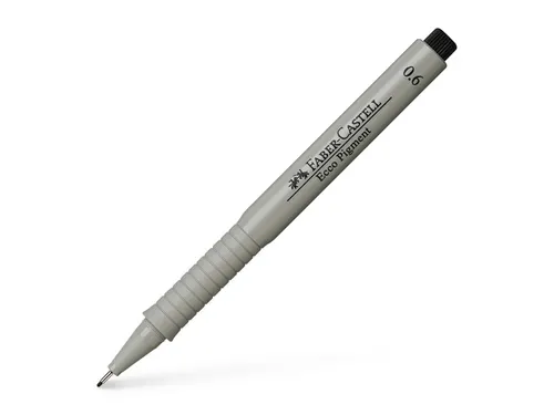 Tekenpen Faber Castell Ecco Pigment 0.6Mm Zwart