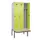 locker met bank,voor scheiding van kleding,HxBxD 2120x900x815mm,3vak