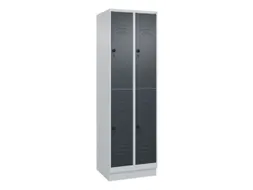 dubbeldekse locker,HxBxD 1950x600x500mm,2x2vak.,vak B 300mm