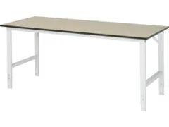 werkbank,HxBxD 760-1080x2000x800mm,MDFblad,draagverm. 500kg