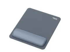 Muismat met polssteun Fellowes Breyta blauw 20x24cm