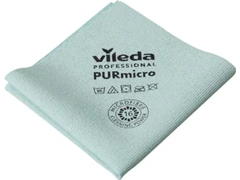 microvezeldoek Purmicro Active 38x35cm groen 5 stuks