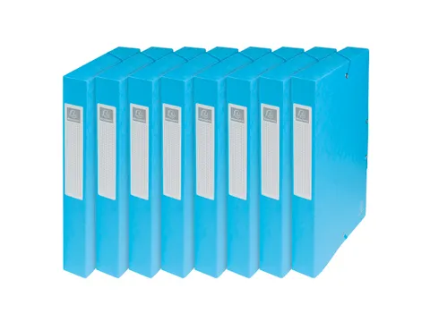 Klasseerdoos glansk. rug 40mm A4 turk.