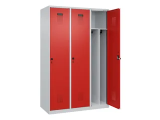 locker voor scheiding van kleding,HxBxD 1850x1200x500mm,3vak - 1