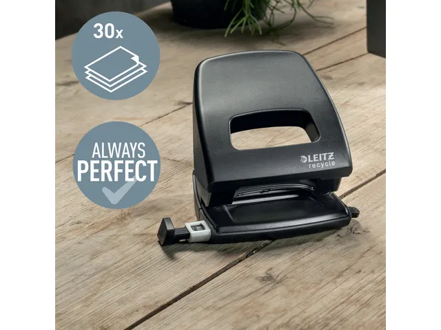 Perforateur Leitz NeXXt recycle noir