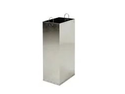 Binnenbak Modulair Afvalsysteem 60 Liter verzinkt