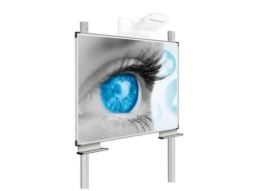 Projectiebord 120x192cm kolom mat wit Extraflat 16:10