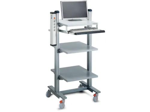 ESD bijzetwagen draagverm. 150kg 3etage(s) laadvl. LxB 650x530mm houte