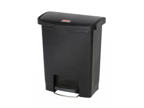 Pedaalemmer Slim Jim Step On Front Kunststof 30 Liter Zwart
