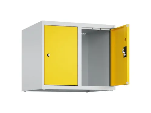 opzetkast,v. locker,2vak.,vak B 300mm,HxBxD 500x600x500mm,cilinderslot