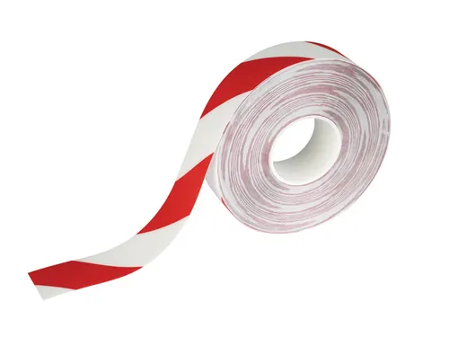 Vloermarkeringstape DURALINE 50mmx30m rood-wit