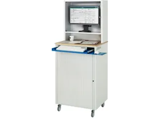 pc-kast,HxBxD 1810x720x660mm,monitorvak,toetsenbord-/muisblad - 6