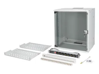 Digitus DN-49206-SET rack 12U Wandrek Serverkast Grijs - 1