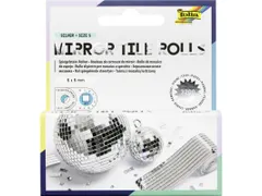 Mozaieksteentjes Folia zilver zelfklevend 5x5mm