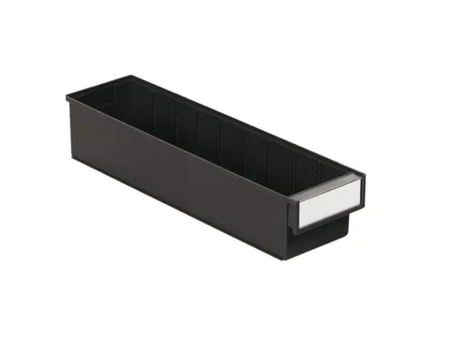 ESD-stellingbak,HxBxD 100x132x500mm,PP,zwart