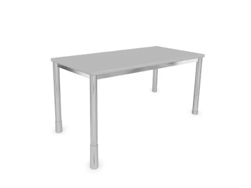In hoogte verstelbaar bureau,HxBxD 720-840x1200x600mm,MP-lichtgrijs