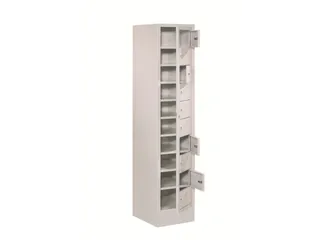 Vakken-/sorteerkast 1850x400x500 1x10 Vakken Sokkel Ral7035 - 1