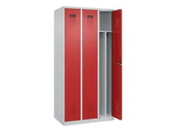 locker voor scheiding van kleding,HxBxD 1850x900x500mm,3vak