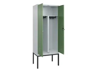 PBM-locker,HxBxD 2120x800x500mm,2vak,vak B 400mm,draaigrendel - 2