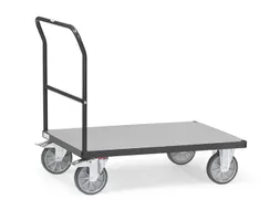Duwbeugelwagens 2500 Ral7016 500kg 850x500mm Houten Plaat