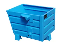 Kiepbak Hxbxd 600x600x800mm 0.30m³ 50kg Draagverm. 500kg Ral5012