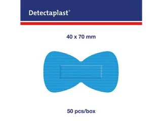 Detectaplast 8045 Vlinderpleister waterafstotend elastisch blauw 50 st - 4