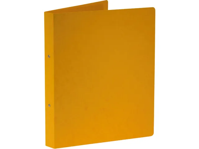 ringmap A4 uit glanskarton 2 ringen 25 mm geel