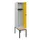 locker met bank,HxBxD 1950x400x815mm,1vak,vak B 400mm,draaigrendel