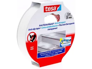 Antisliptape Tesa 55587 25mmx5m transparant - 2
