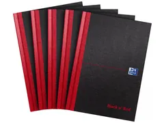 Black n' Red notitieboek A5 gelijnd 192 bladzijden