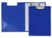 klembord A4 blauw met deksel en sterke klem