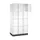 lockerkast,HxBxD 1950x920x500mm,3x4vakken,cil.-slot,sokkel