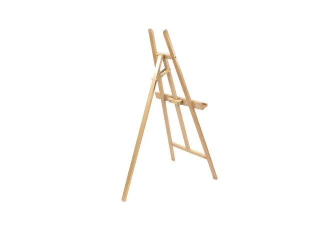 Chevalet d'atelier Kangaro pour toiles de 4,9cm d'épaisseur. bois de