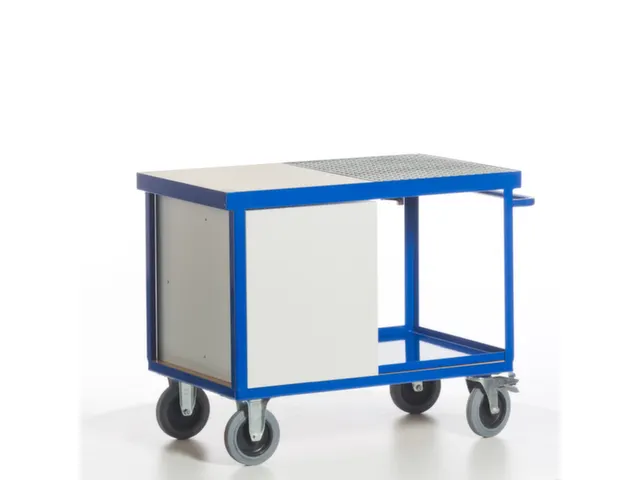 chariot-armoire,force 600kg,2plateau(x),plateau Lxl 1150x700mm