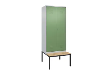 locker voor scheiding van kleding,HxBxD 2120x800x815mm,2vak - 1
