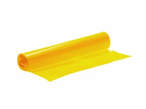 Afvalzak 120 Liter HDPE 70x110cm sterko Geel 30my 15x20 Stuks