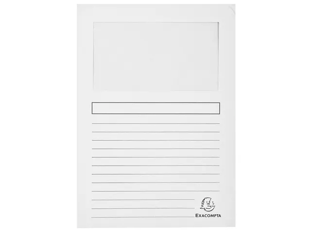 Venstermap Exacompta Forever L-model 120gr assorti 10 stuks