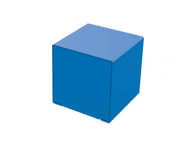 sièges cubes,HxlxP 450x450x450mm,acier-assise RAL5010