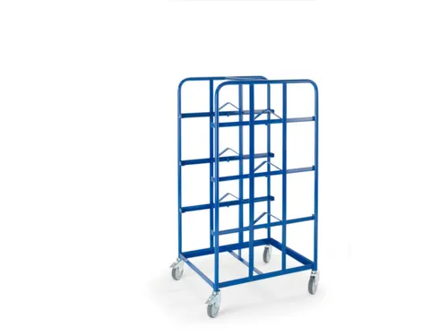 verzamelwagen,draagverm. 250kg,4etage(s),open,laadvl. LxB 610x410mm