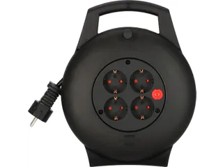 Brennenstuhl Vario Line kabelhaspel 4-voudig stroomhaspel 10m Zwart - 2