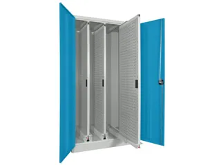 verticale kast cil.slot HxBxD 1950x1000x600mm RAL7035 front RAL5012 - 1