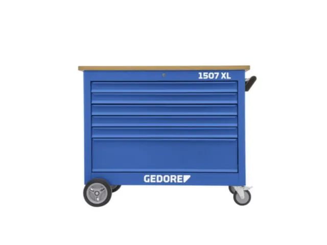 1507 XL 50001 Verrijdbare werkbank met 6laden